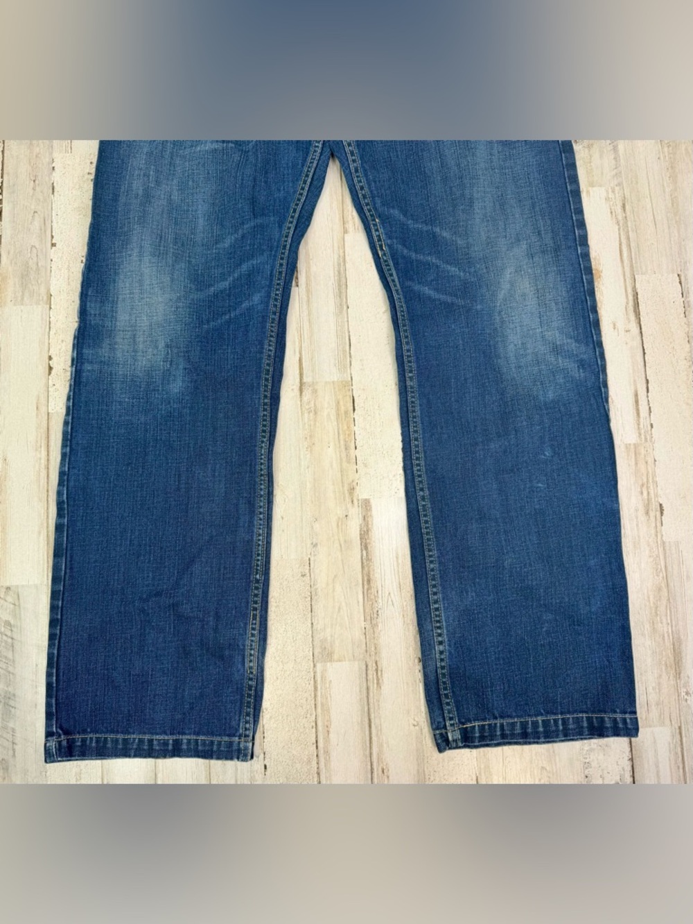 Vintage Levis 514 Pants Jeans Men 36x32 Denim Stretch Blue Straight - Picture 4 of 13